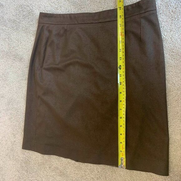 Rodika Zanian brown skirt jacket set sz 40 - Picture 10 of 14